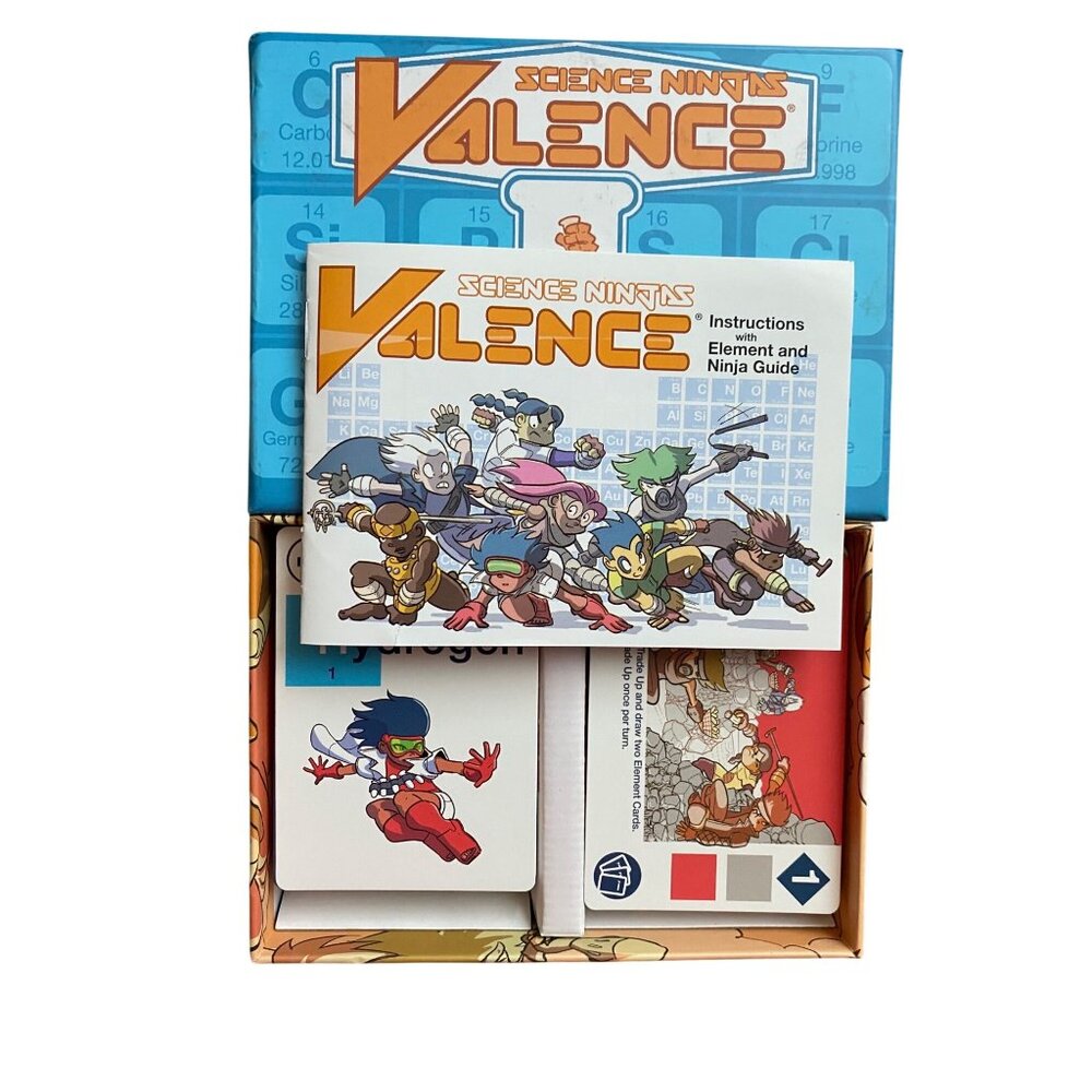 Advanced Chemistry + Simple Rules + Ninjas Card Game Valence Science Ninjas